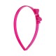 Tiara Bianca Accessory Infantil Laço Acrílica Pink Perolada