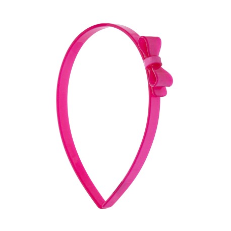 Tiara Bianca Accessory Infantil Laço Acrílica Pink Perolada