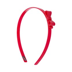 Tiara Bianca Accessory Infantil Laço Acrílica Vermelha