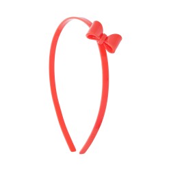 Tiara Bianca Accessory Infantil Laço Acrílica Laranja