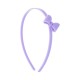 Tiara Bianca Accessory Infantil Laço Acrílica Lilás