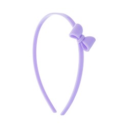 Tiara Bianca Accessory Infantil Laço Acrílica Lilás