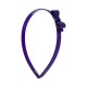 Tiara Bianca Accessory Infantil Laço Acrílica Violeta Perolada