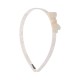 Tiara Bianca Accessory Infantil Laço Acrílica Madrepérola