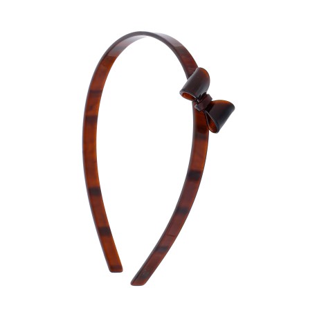 Tiara Bianca Accessory Infantil Laço Acrílica Marrom
