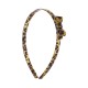 Tiara Bianca Accessory Infantil Laço Acrílica Animal Print