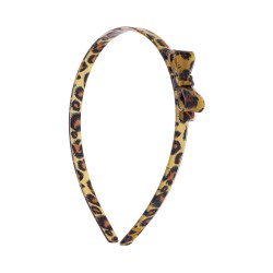 Tiara Bianca Accessory Infantil Laço Acrílica Animal Print