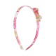 Tiara Bianca Accessory Infantil Laço Acrílica Floral