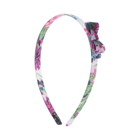 Tiara Bianca Accessory Infantil Laço Acrílica Floral