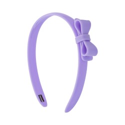 Tiara Bianca Accessory Infantil Laço Acrílica Lilás