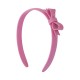 Tiara Bianca Accessory Infantil Laço Acrílica Rosa