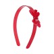 Tiara Bianca Accessory Infantil Laço Acrílica Vermelha Gliter