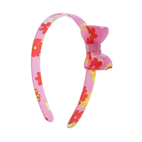 Tiara Bianca Accessory Infantil Laço Acrílica Floral