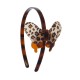 Tiara Bianca Accessory Infantil Borboleta Acrílica Animal Print