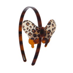 Tiara Bianca Accessory Infantil Borboleta Acrílica Animal Print
