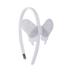 Tiara Bianca Accessory Infantil Borboleta Acrílica Gliter