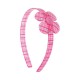Tiara Bianca Accessory Infantil Flor Acrílica Xadrez