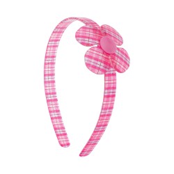 Tiara Bianca Accessory Infantil Flor Acrílica Xadrez