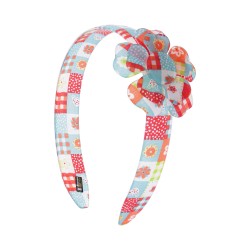 Tiara Bianca Accessory Infantil Flor Acrílica Patch Work