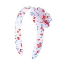 Tiara Bianca Accessory Infantil Flor Acrílica Floral