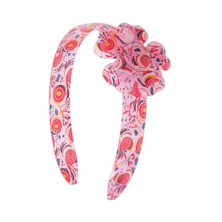 Tiara Bianca Accessory Infantil Flor Acrílica Estampada