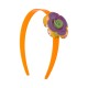 Tiara Bianca Accessory Infantil Flor Acrílica Colorida