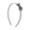 Tiara Bianca Accessory Infantil Laço Acrílica Prata Gliter