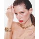 Colar Claudia Arbex Waves Choker Ouro Vintage