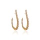 Brinco Claudia Arbex Waves Argola Ouro Vintage
