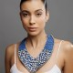Colar Raquel Pires Glam Maxi Customizado Azul