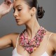 Colar Raquel Pires Glam Maxi Customizado Rosa