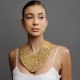 Colar Raquel Pires Glam Maxi Customizado Amarelo