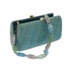 Bolsa Serpui Clutch Mariah Palha Natural Turquesa