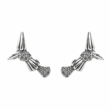 Brinco Estela Geromini Mardin Ear Cuff Prata