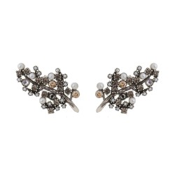 Brinco Estela Geromini Hanami Ear Cuff Conceito Prata
