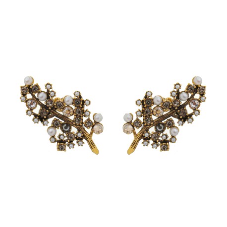 Brinco Estela Geromini Hanami Ear Cuff Conceito Ouro