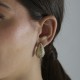 Brinco Estela Geromini Linha Básica Gota Ouro