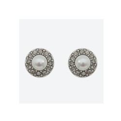 Brinco Estela Geromini Linha Básica Pérola Prata