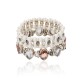 Pulseira Camila Klein Memories Nicole Kit Prata Velho
