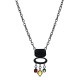 Colar Camila Klein Memories Pingentes Metal Preto