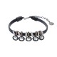 Colar Camila Klein Memories Choker Couro Metal Preto