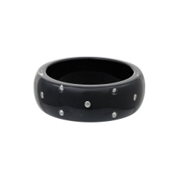 Pulseira Bianca Accessory Acrílica Taxas Preta