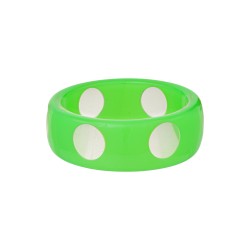 Pulseira Bianca Accessory Acrílica Poá Verde