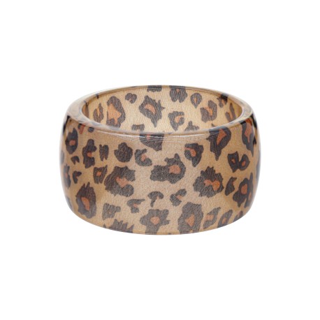 Pulseira Bianca Accessory Acrílica Animal Print