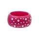 Pulseira Bianca Accessory Acrílica Strass Rosa