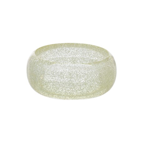 Pulseira Bianca Accessory Acrílica Gliter Prata