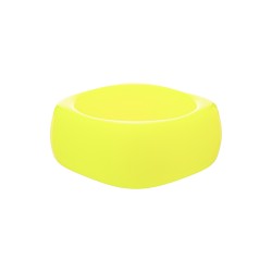 Pulseira Bianca Accessory Acrílica Quadrada Amarelo Neon 