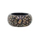 Pulseira Bianca Accessory Acrílica Preta e Bege