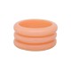 Pulseira Bianca Accessory Acrílica Trio Salmão