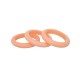 Pulseira Bianca Accessory Acrílica Trio Salmão